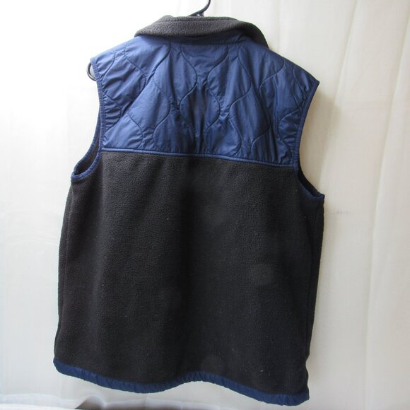 The North Face Vest Men Size Medium Royal Blue Yellow Zipper Fleece Pockets Good - Picture 5 of 10